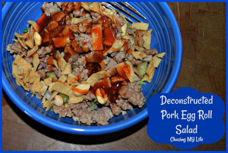 DECONSTRUCTED PORK EGG ROLL SALAD Chasing MY Life WHEREVER it Leads ME
